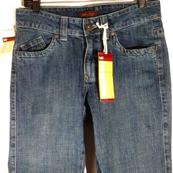 LEE NWT SHADOW BLUE LOW RISE BOOTCUT JEANS SIZE 6 - Picture 3 of 11